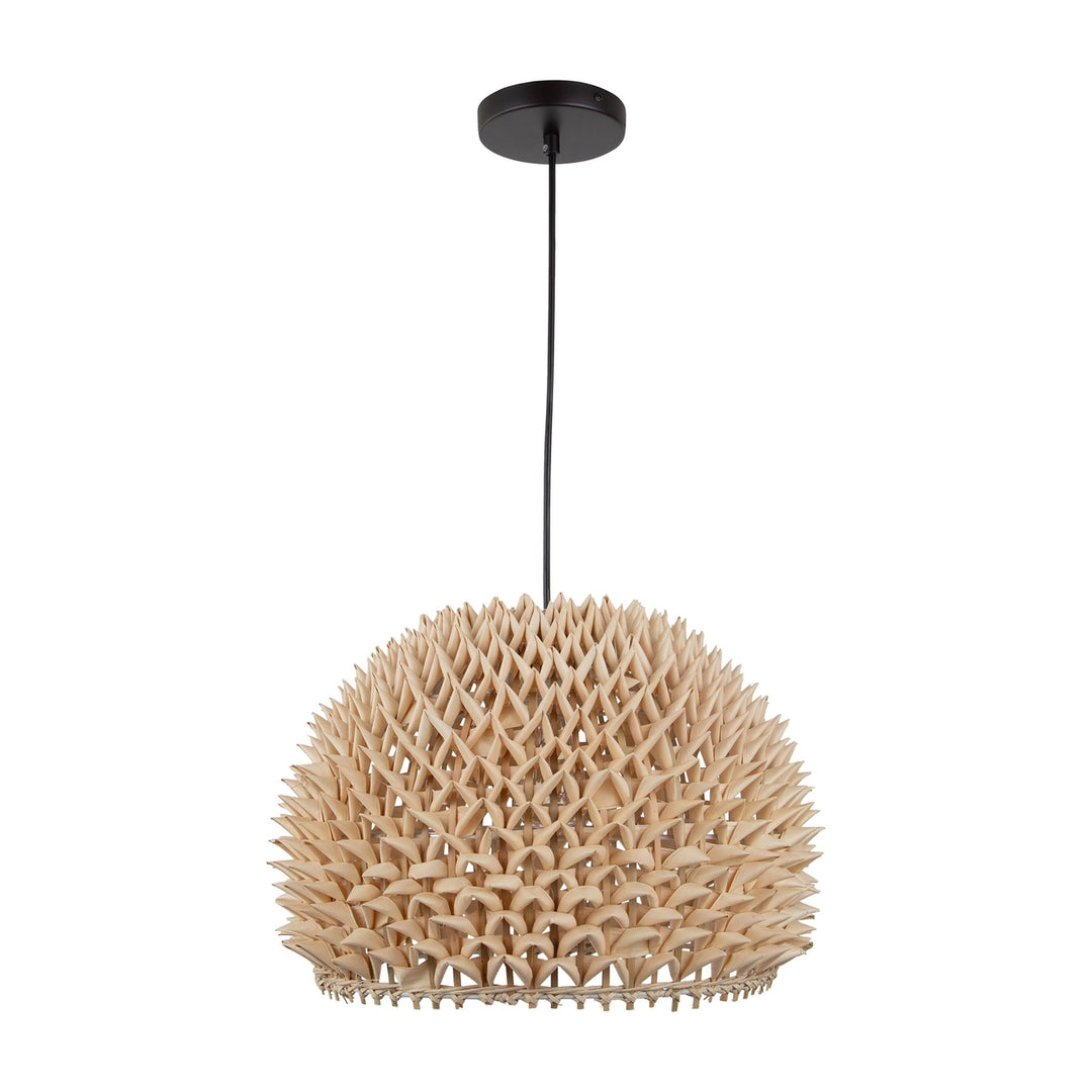 Durian 14 Wide 1-Light Pendant - Natural Image 2