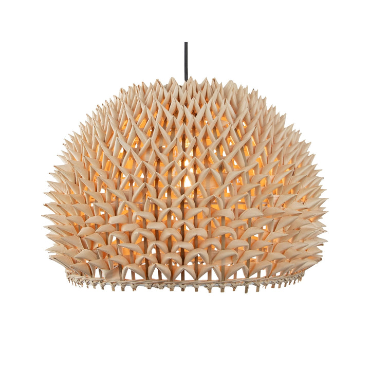 Durian 14 Wide 1-Light Pendant - Natural Image 4