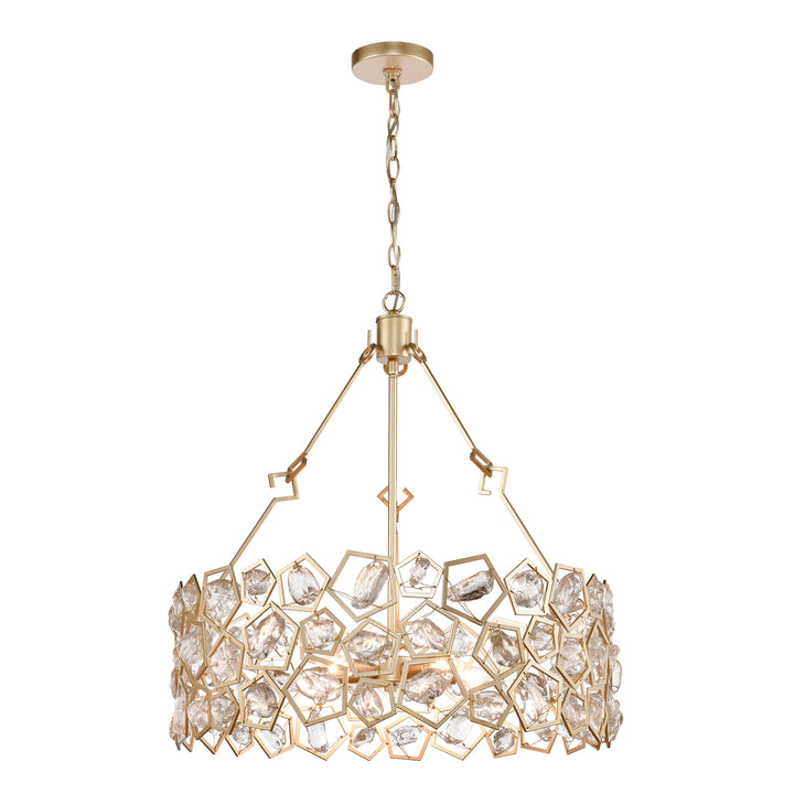 Levana 24 Wide 5-Light Pendant - Gold Image 1