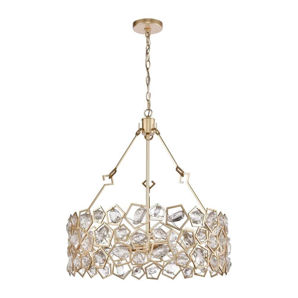 Levana 24 Wide 5-Light Pendant - Gold Image 2