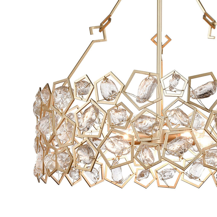 Levana 24 Wide 5-Light Pendant - Gold Image 3