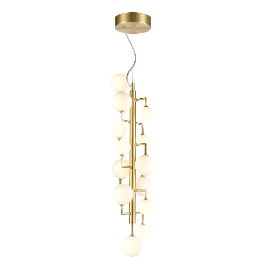 Keir 8 Wide 13-Light Pendant - Gold Image 1