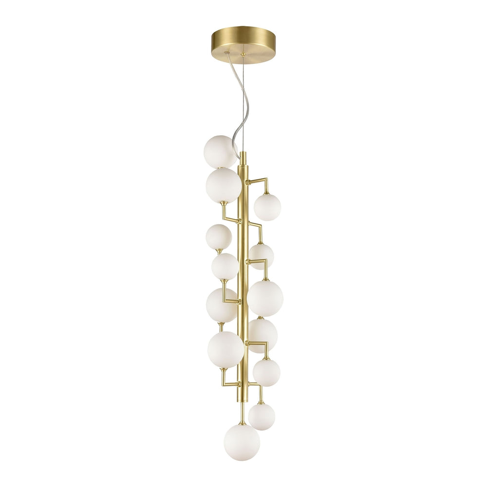 Keir 8 Wide 13-Light Pendant - Gold Image 2