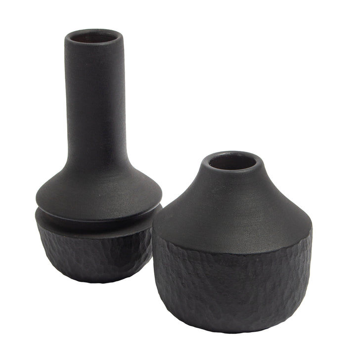 Shadow Vase - Medium Matte Black Image 2