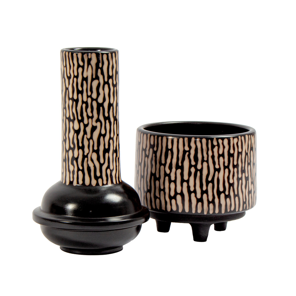 Ofelia Planter - Small Black Image 2