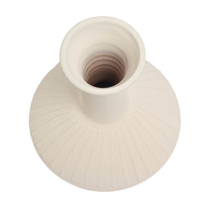 Doric Vase - Medium White Image 3