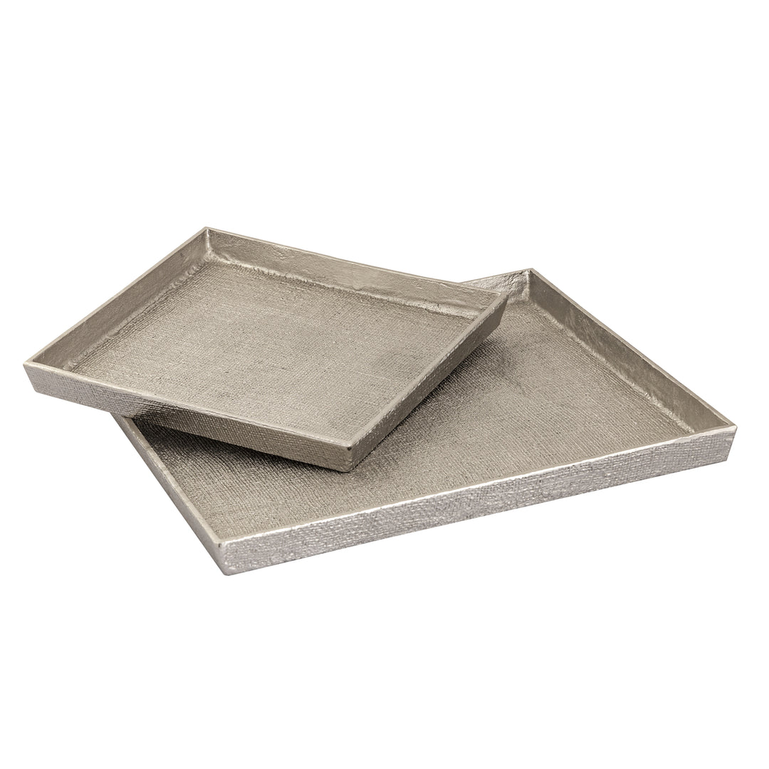 Square Linen Texture Tray Image 4