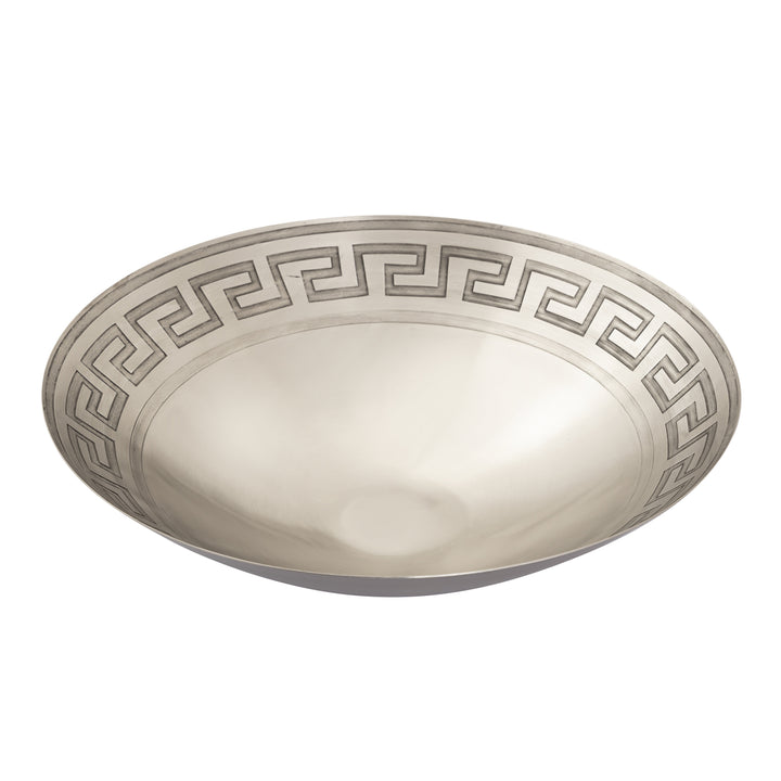 Greek Key Centerpiece Bowl Image 1