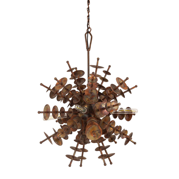 Sigma 28 Wide 4-Light Pendant - Autumn Brass Image 2