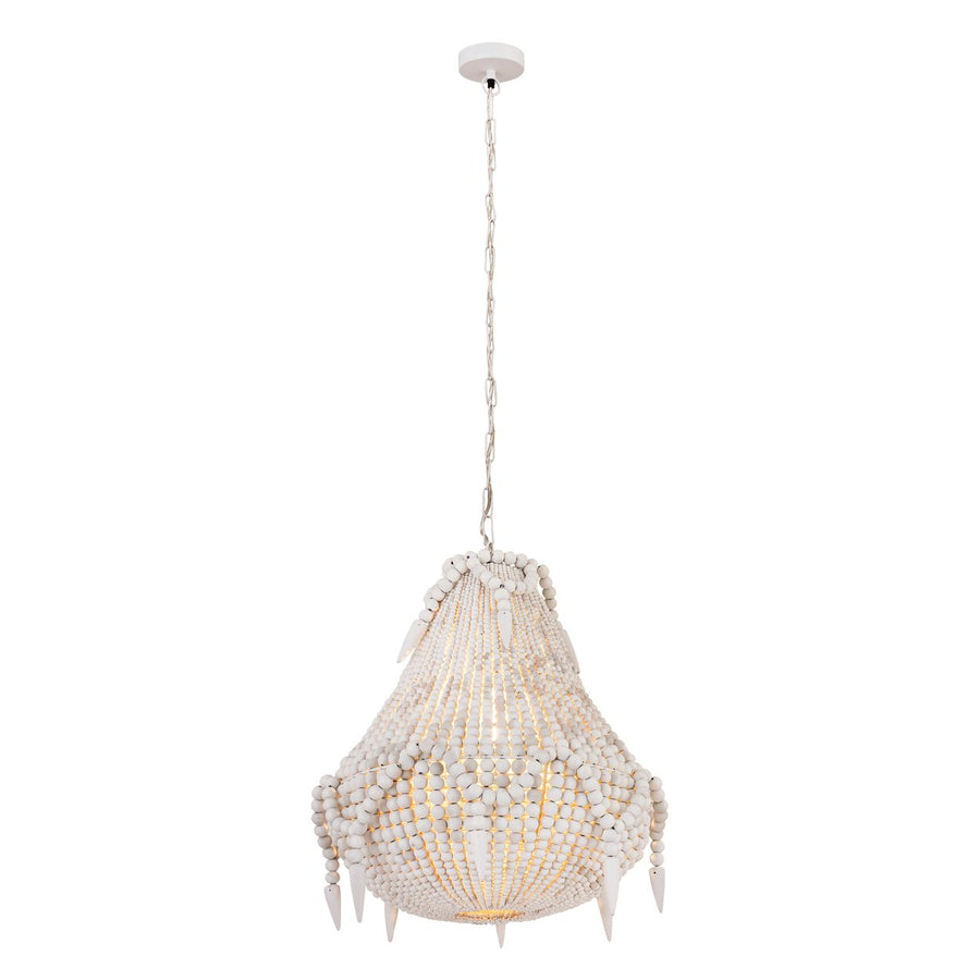 Phoebe Grove 18 Wide 1-Light Pendant - White Image 1