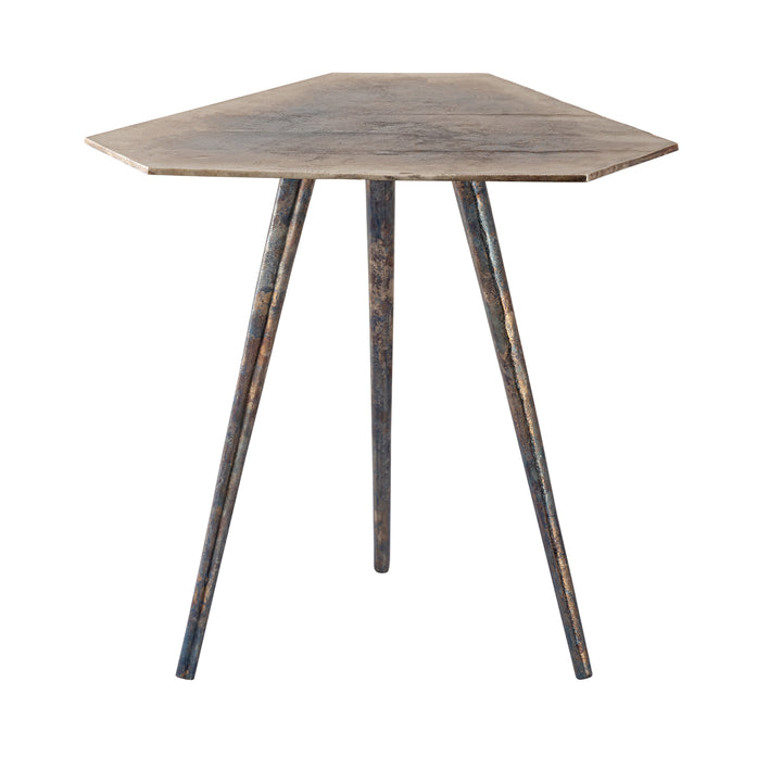 Carleton Accent Table - Oxidized Nickle Image 1