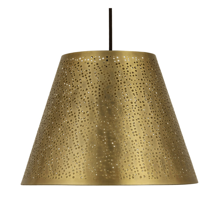 Hargen 15 Wide 1-Light Pendant - Antique Brass Image 2