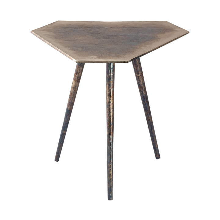 Carleton Accent Table - Oxidized Nickle Image 2