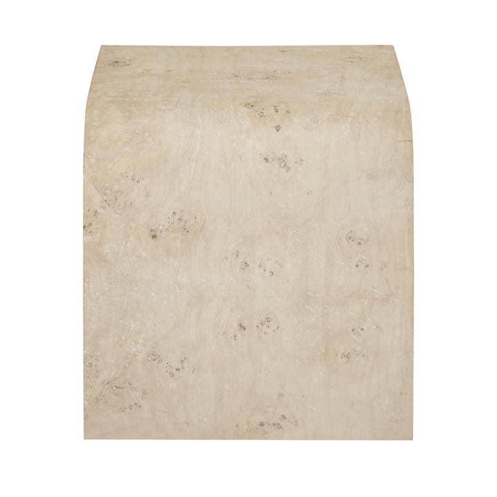 Clip Accent Table - White Burl Image 3