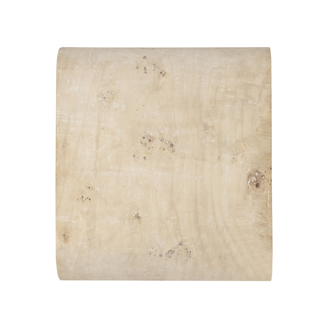 Clip Accent Table - White Burl Image 8