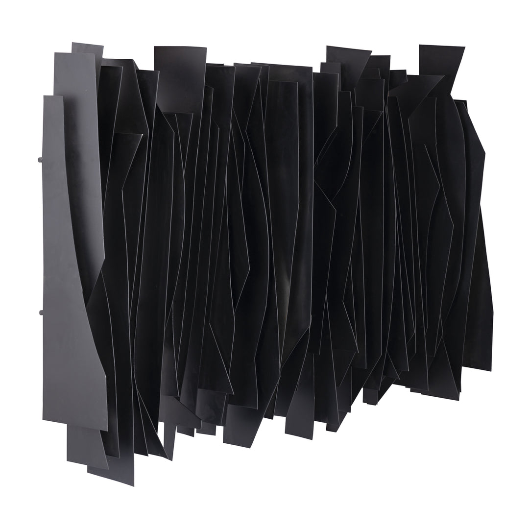 Ridge Dimensional Wall Art - Black Image 3