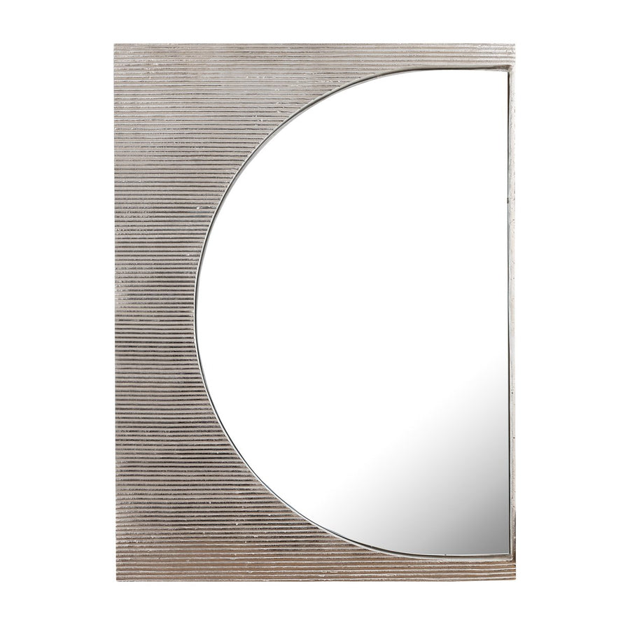 Flute Wall Mirror - Polished Nickel Image 1