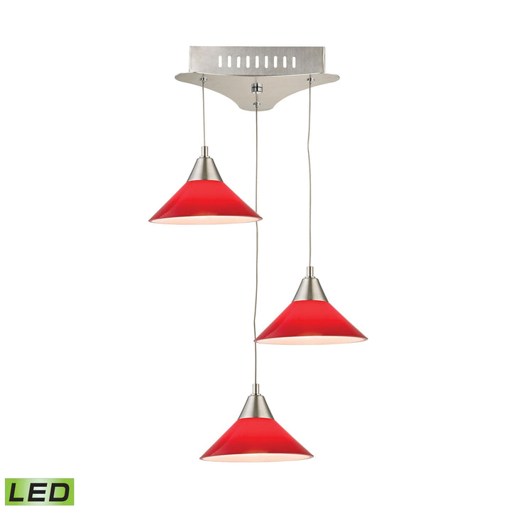 Cono 12 Wide 3-Light Mini Pendant [LCA101-11-15-ELK] Image 1