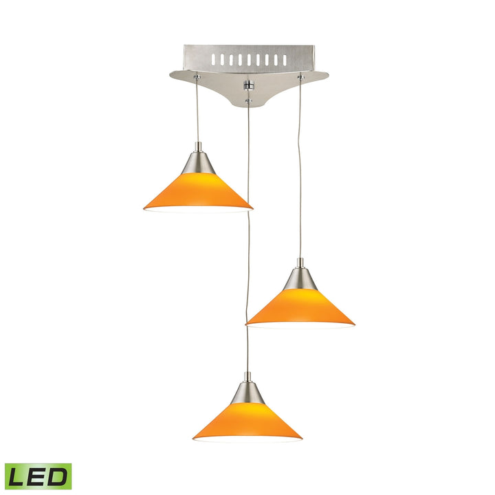 Cono 7 Wide 1-Light Mini Pendant [LCA101-8-15-ELK] Image 4