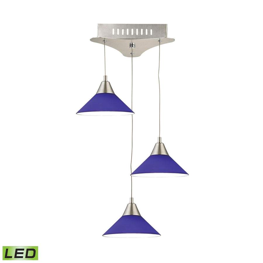 Cono 12 Wide 3-Light Mini Pendant [LCA103-7-15-ELK] Image 1