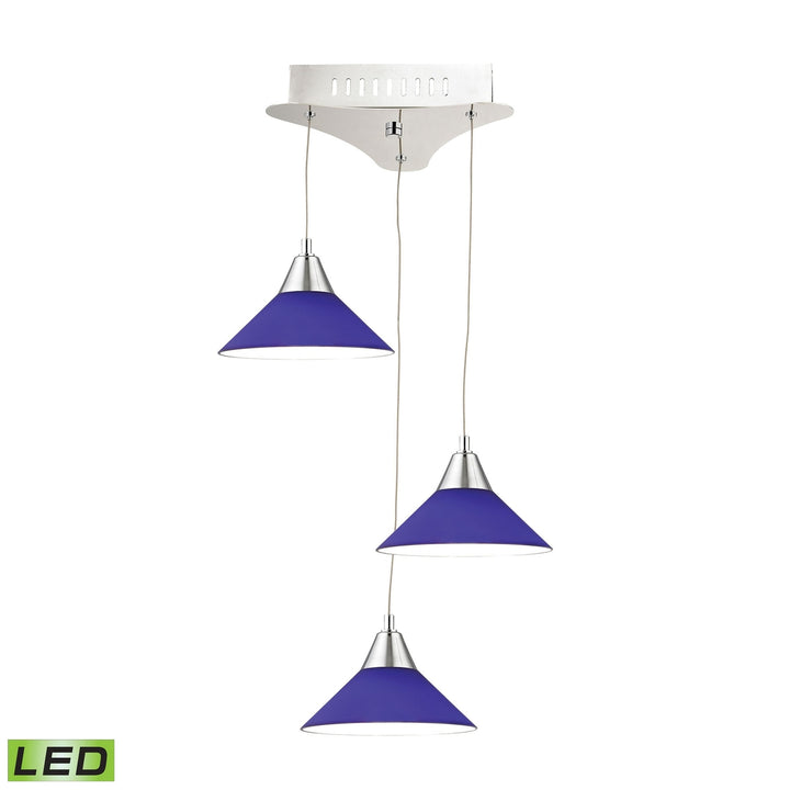 Cono 12 Wide 3-Light Mini Pendant [LCA103-7-15-ELK] Image 2