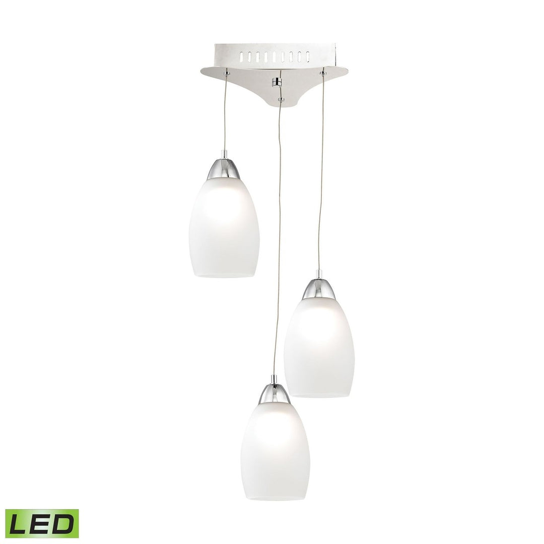 Buro 9 Wide 3-Light Mini Pendant [LCA201-10-15-ELK] Image 3