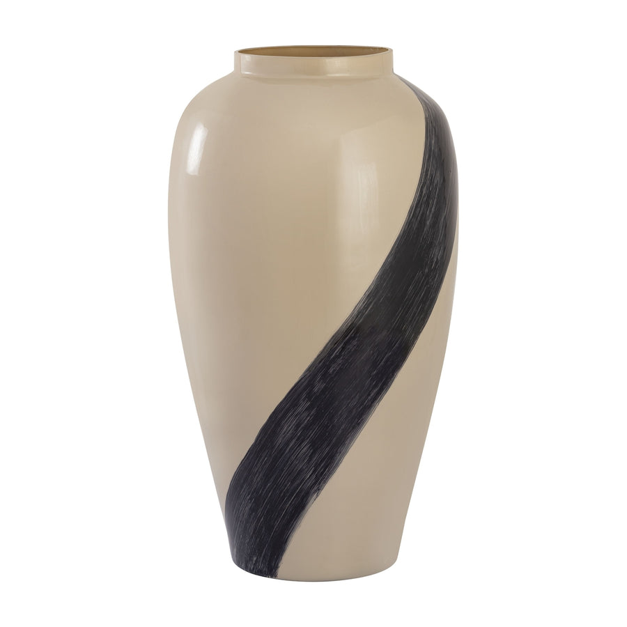 Brushstroke Vase - Small Cream Image 1