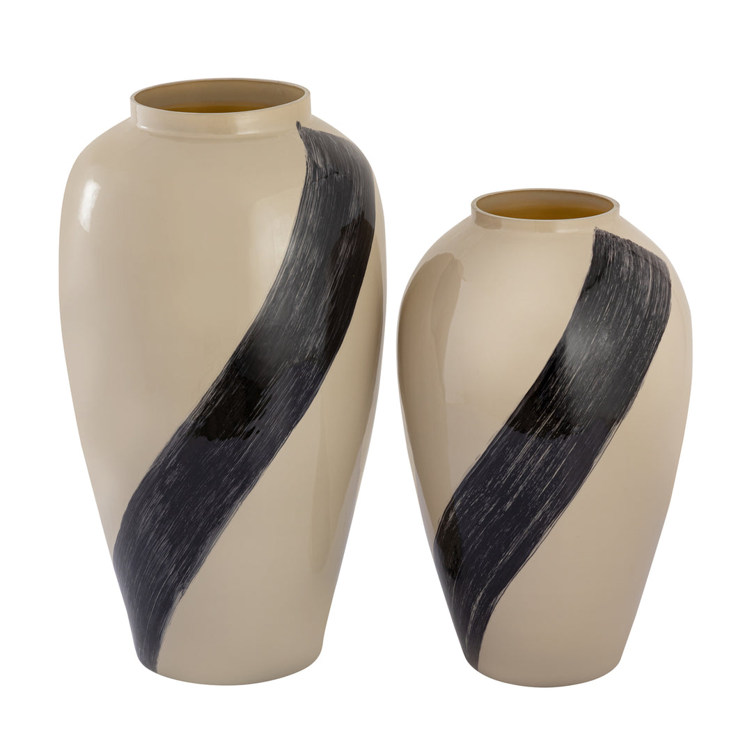 Brushstroke Vase - Small Cream Image 2