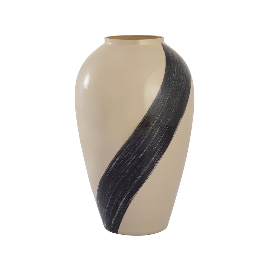 Brushstroke Vase - Large Cream Image 1