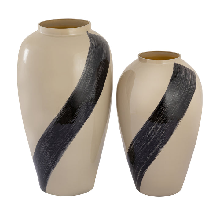 Brushstroke Vase - Large Cream Image 2