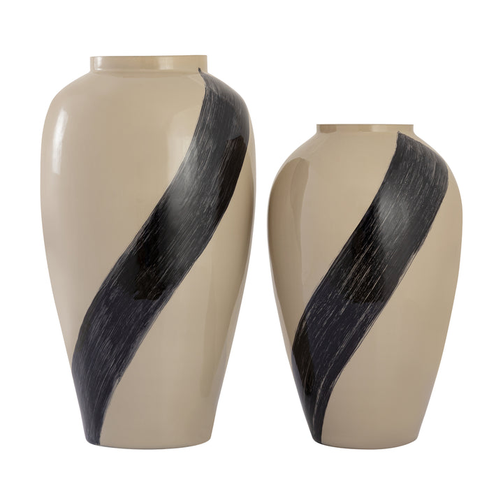 Brushstroke Vase - Large Cream Image 4