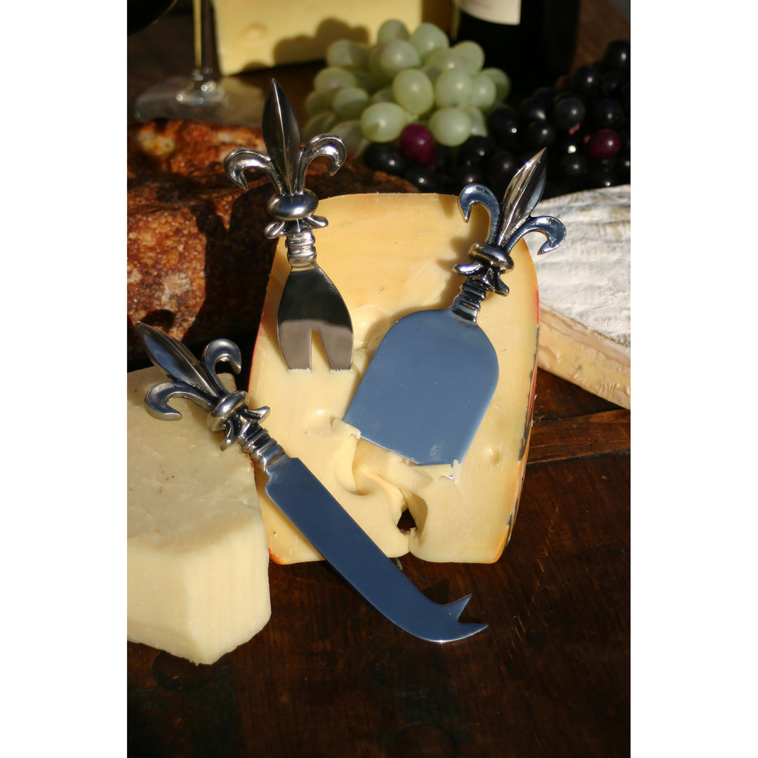 Fleur-de-lis Cheese Knives (Set of 3) Image 1