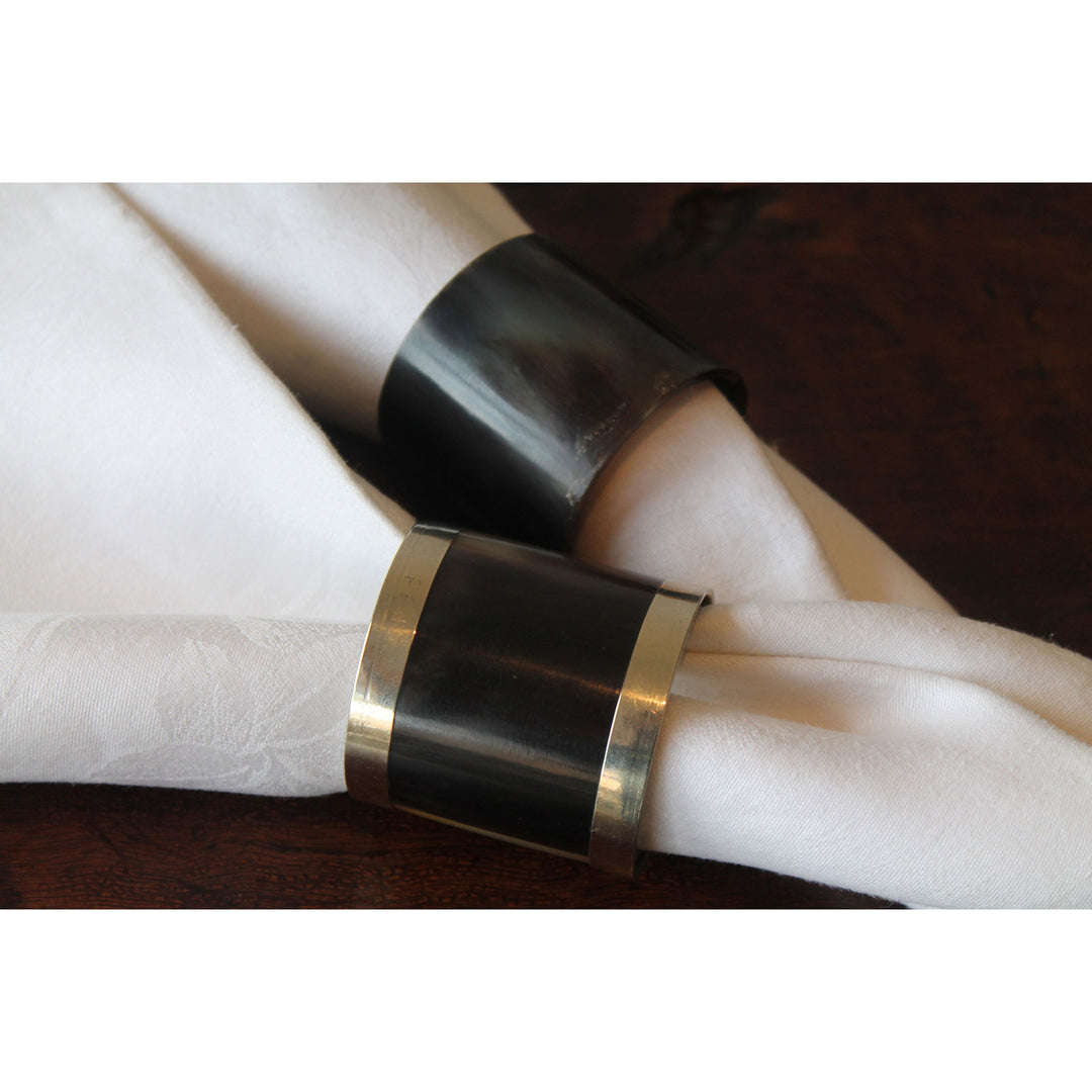 Horn Napkin Rings - Metal Band (Set of 4) Image 1