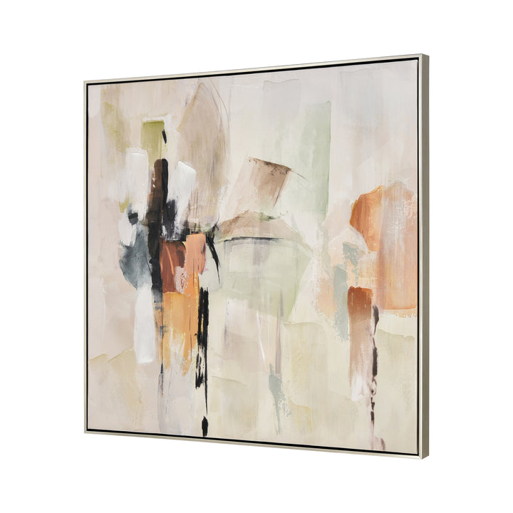 Pastel Abstract Framed Wall Art Image 2