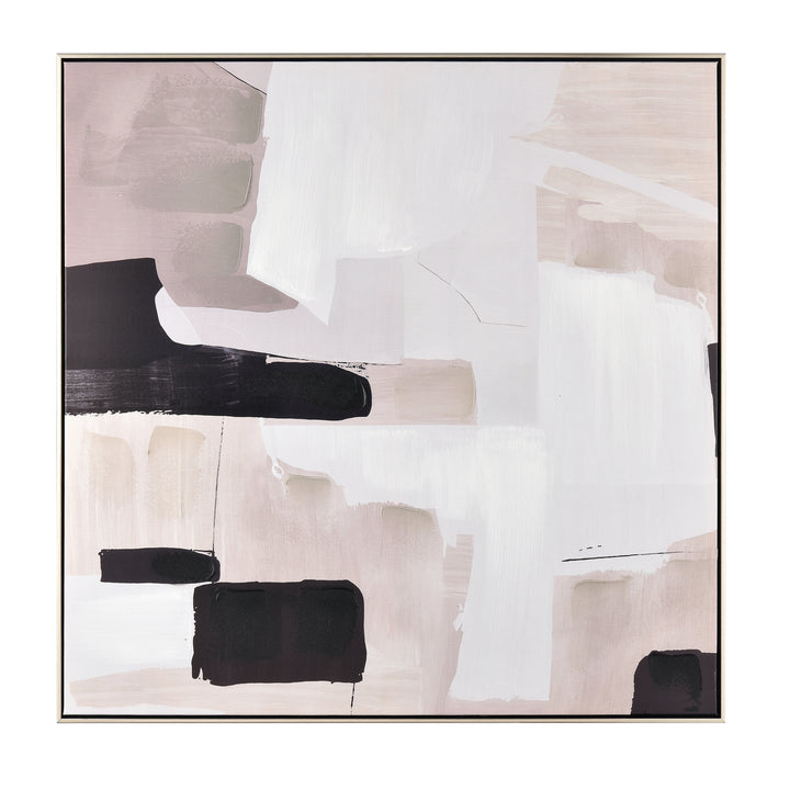 Blanc II Abstract Framed Wall Art Image 1