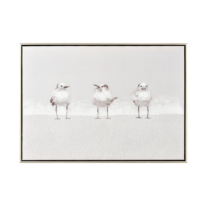 Three Gulls Framed Wall Art Image 1