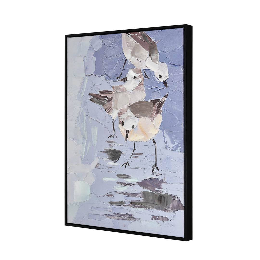 Seagull Abstract Framed Wall Art Image 2