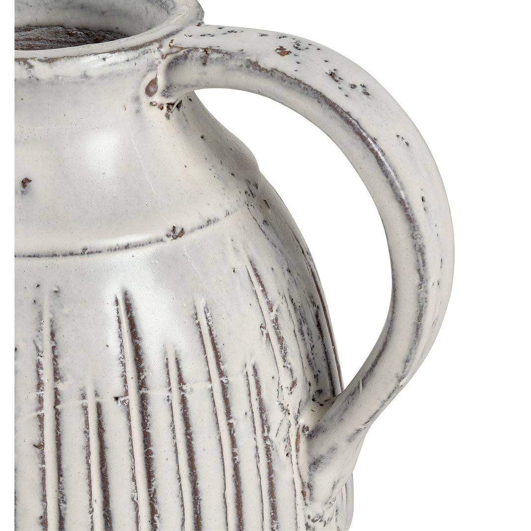 Muriel Pitcher - Small Aged White Glazed Image 4