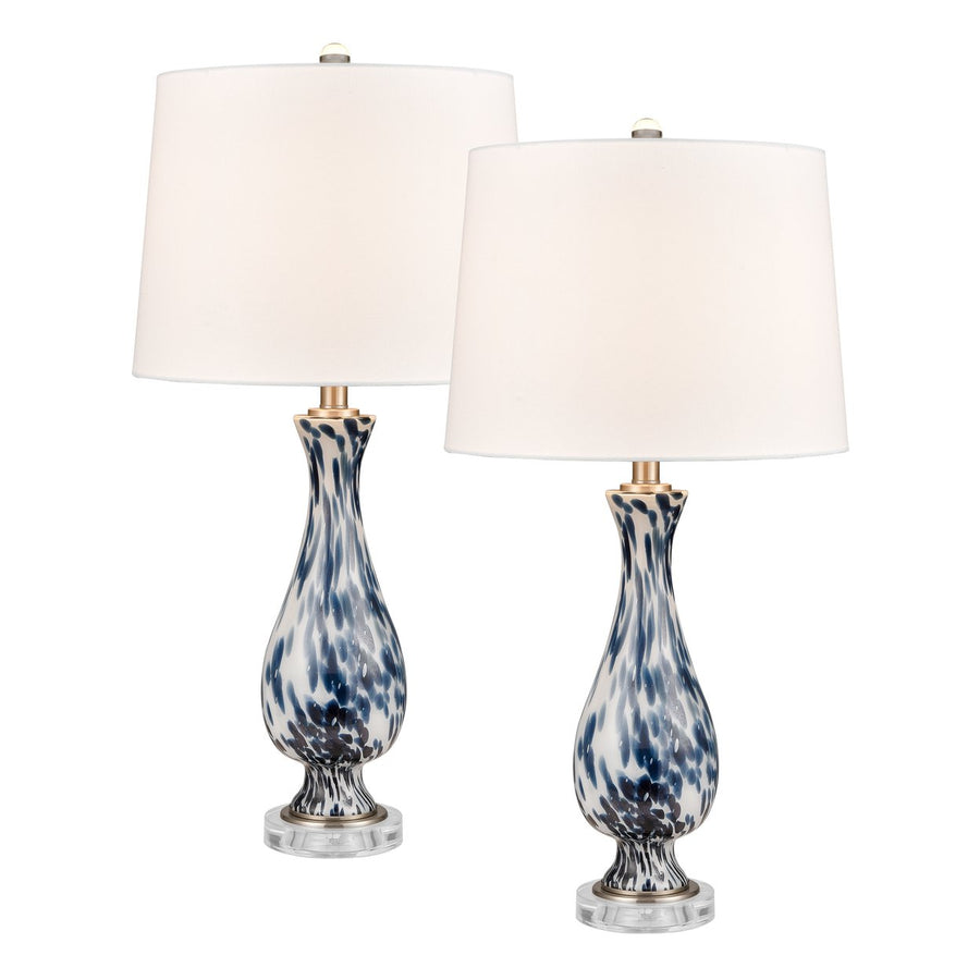 Cordelia Sound 30 High 1-Light Table Lamp - Set of 2 Blue Image 1