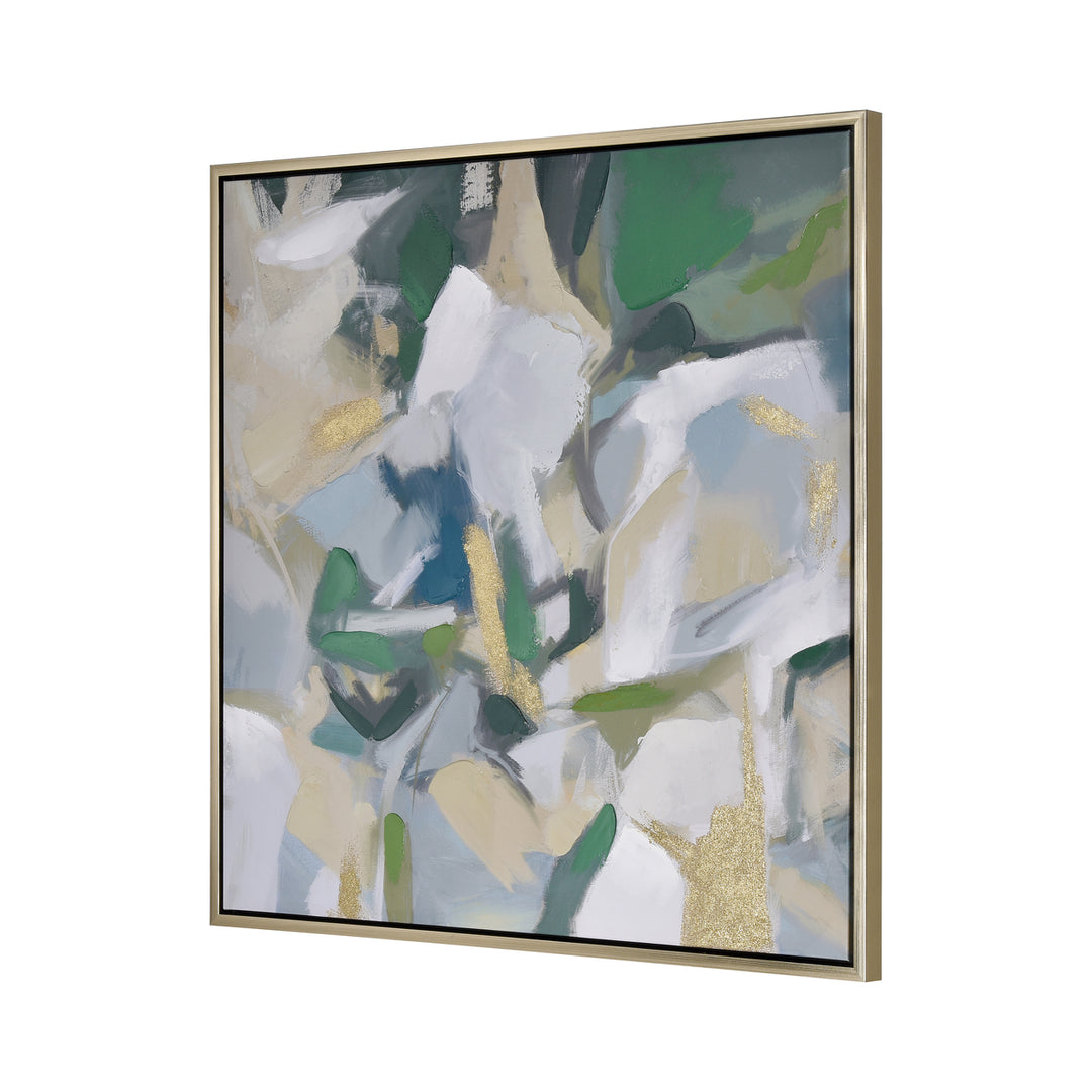 Verde Abstract Framed Wall Art Image 2