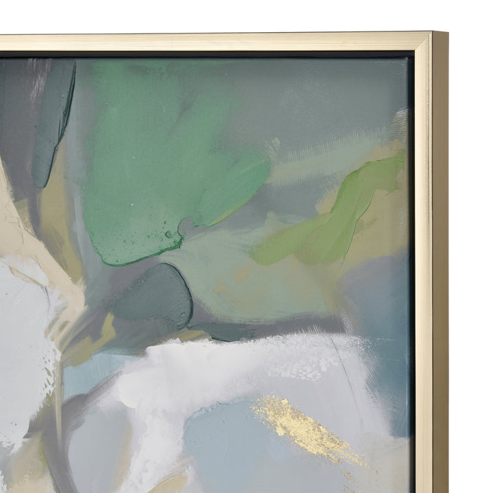 Verde Abstract Framed Wall Art Image 4