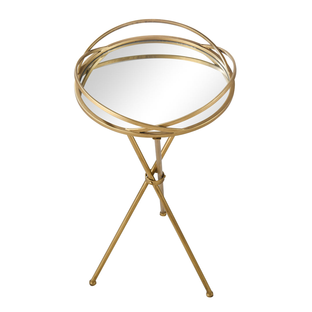 Nasso Accent Table - Brass Image 4