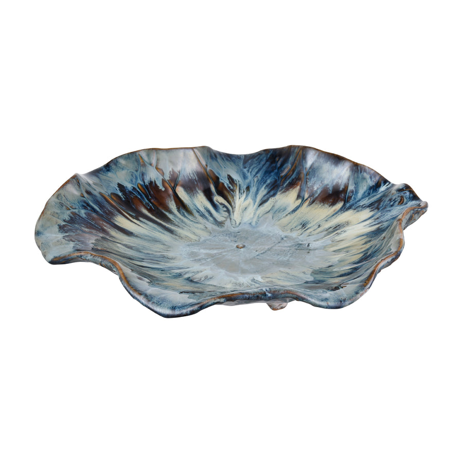 Mulry Charger - Prussian Blue Glazed Image 1