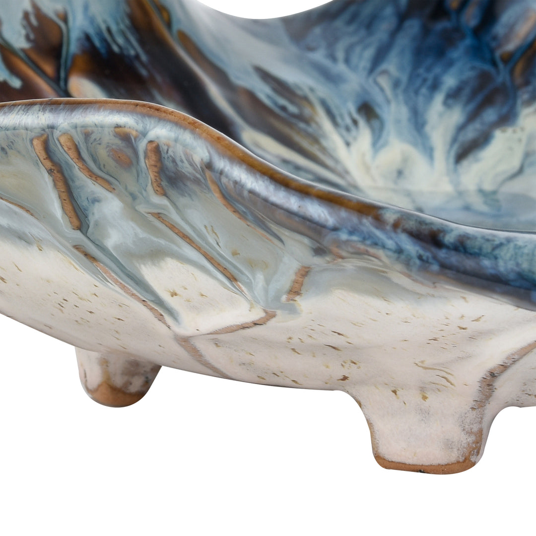 Mulry Charger - Prussian Blue Glazed Image 3