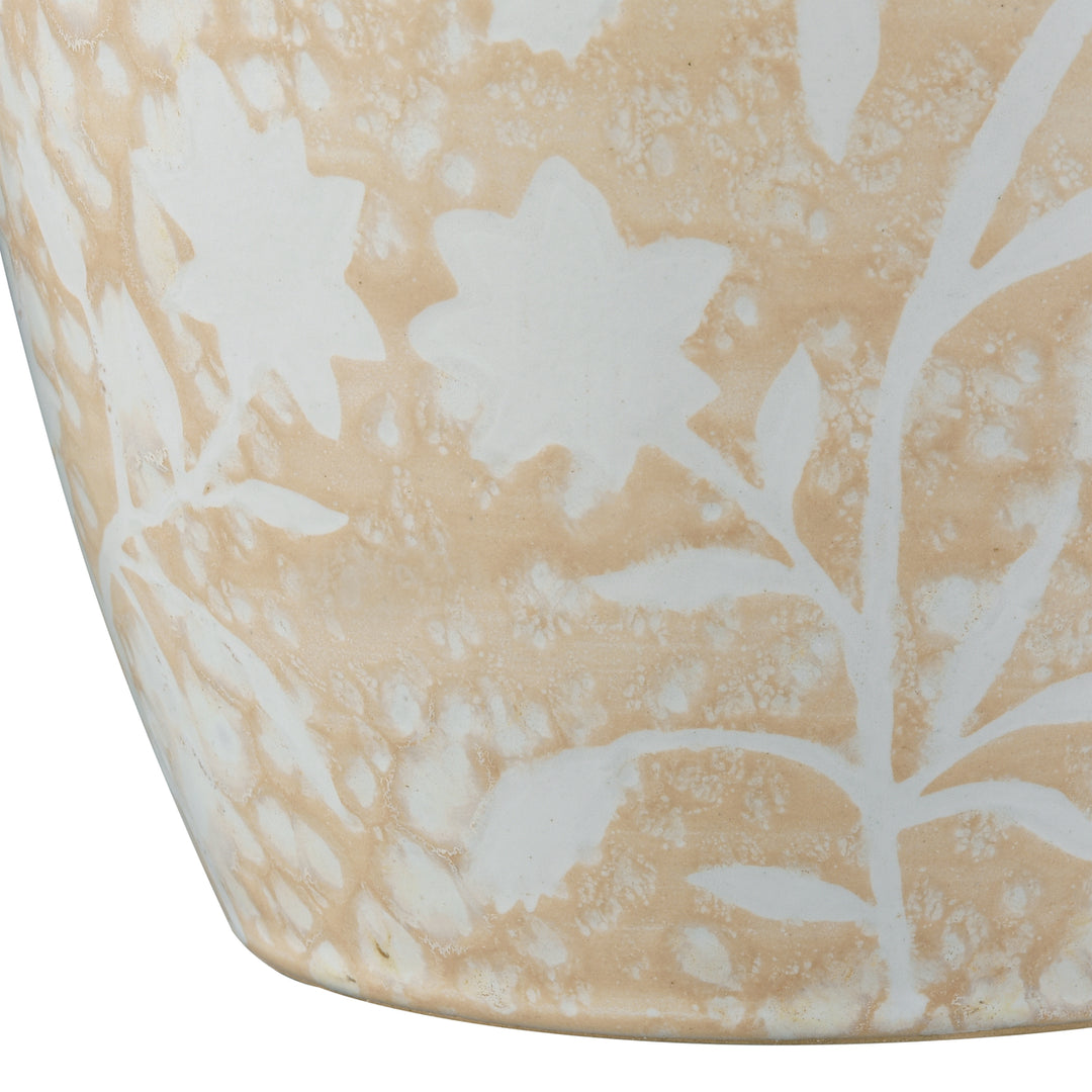 Yvonne Jar - Set of 2 Cream Glazed Image 5