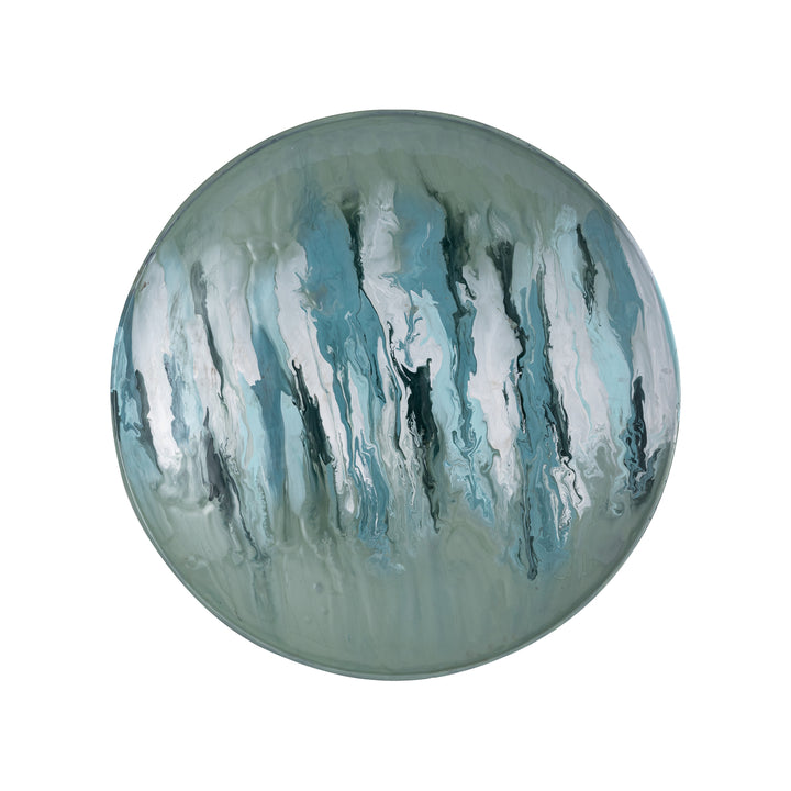 Spindrift Dimensional Wall Art - Set of 3 Seafoam Green Enamel Image 3