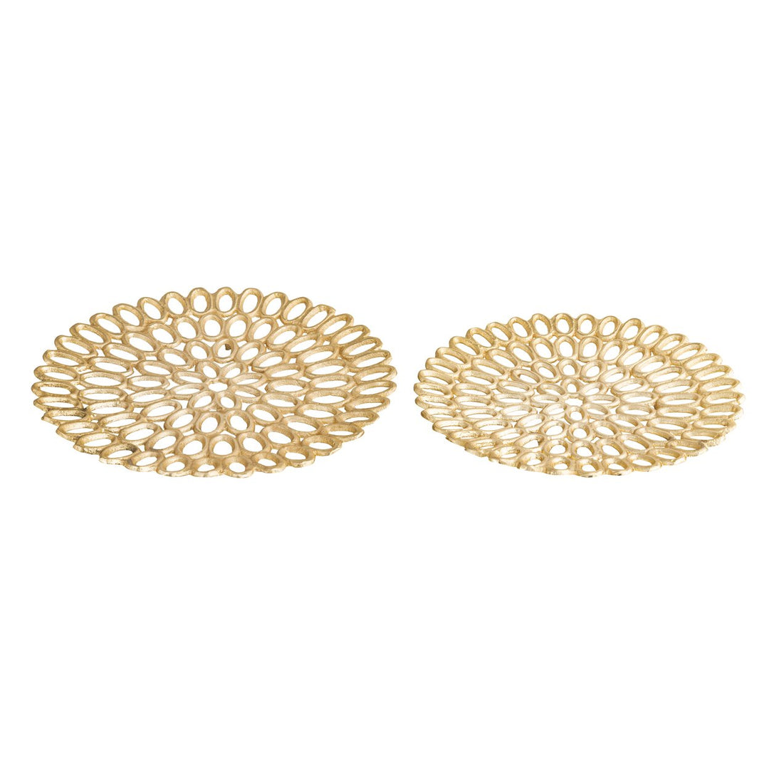 Regina Tray - Set of 2 Gold Image 1