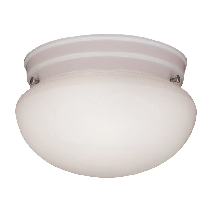 Ceiling Essentials 12 Wide 3-Light Flush Mount - White Image 1