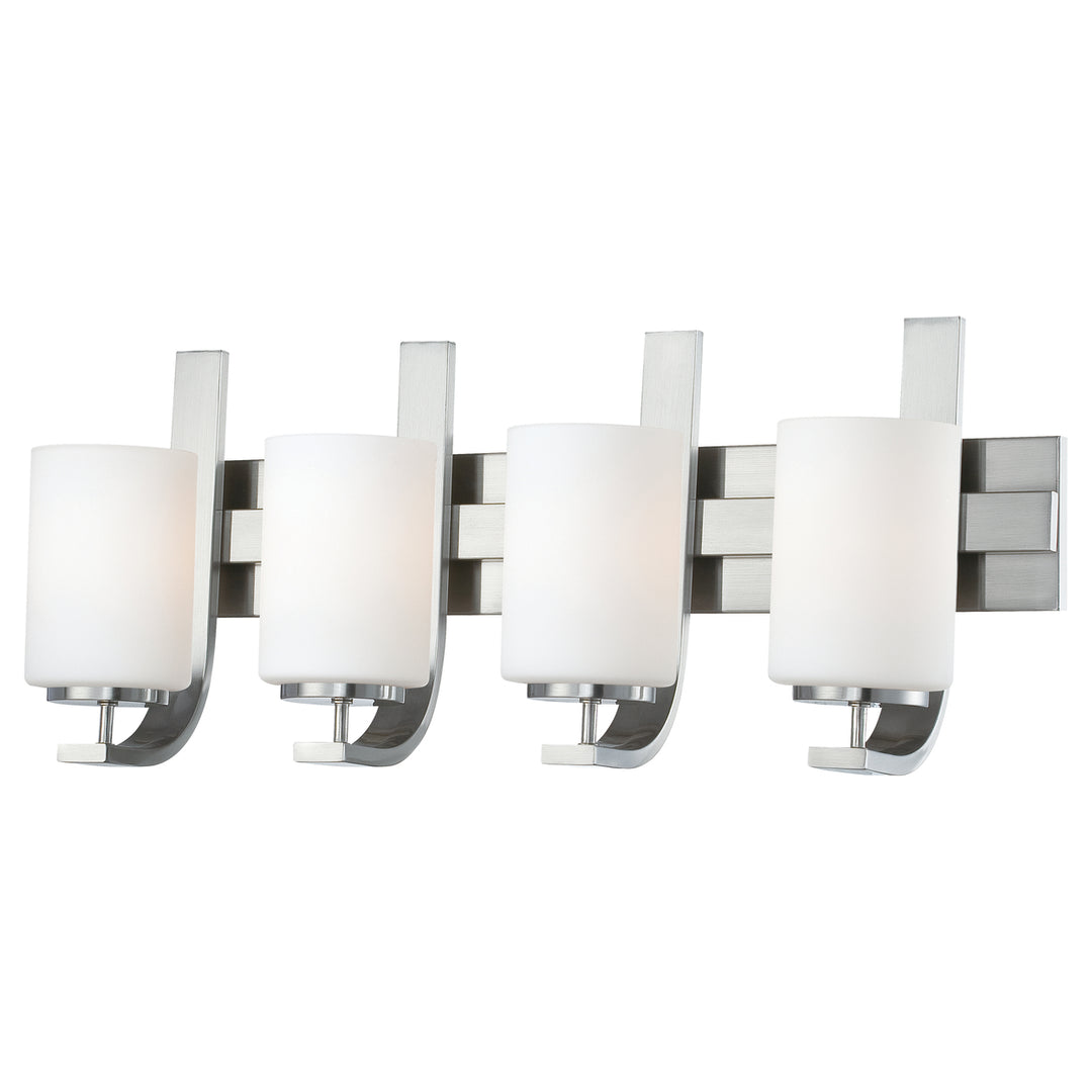 Pendenza 27 Wide 4-Light Vanity Light - Brushed Nickel Image 1