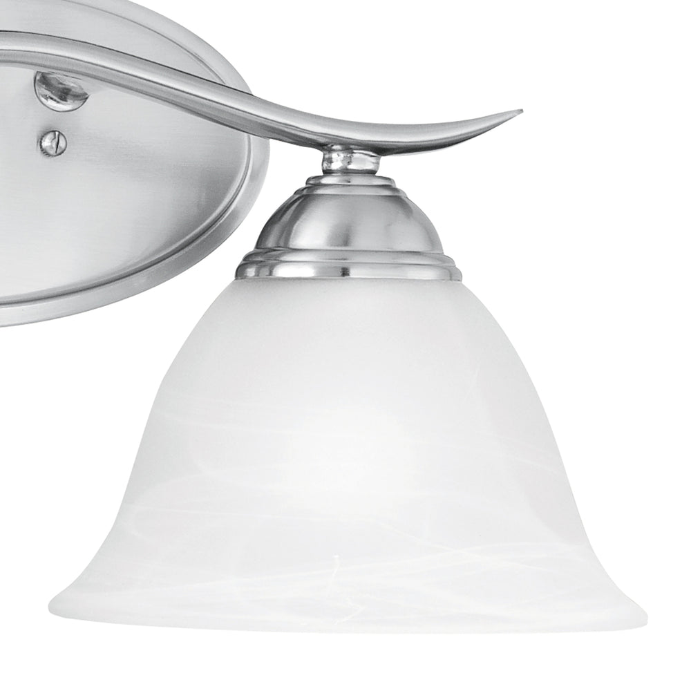 Prestige 17 Wide 2-Light Vanity Light - Brushed Nickel Image 2